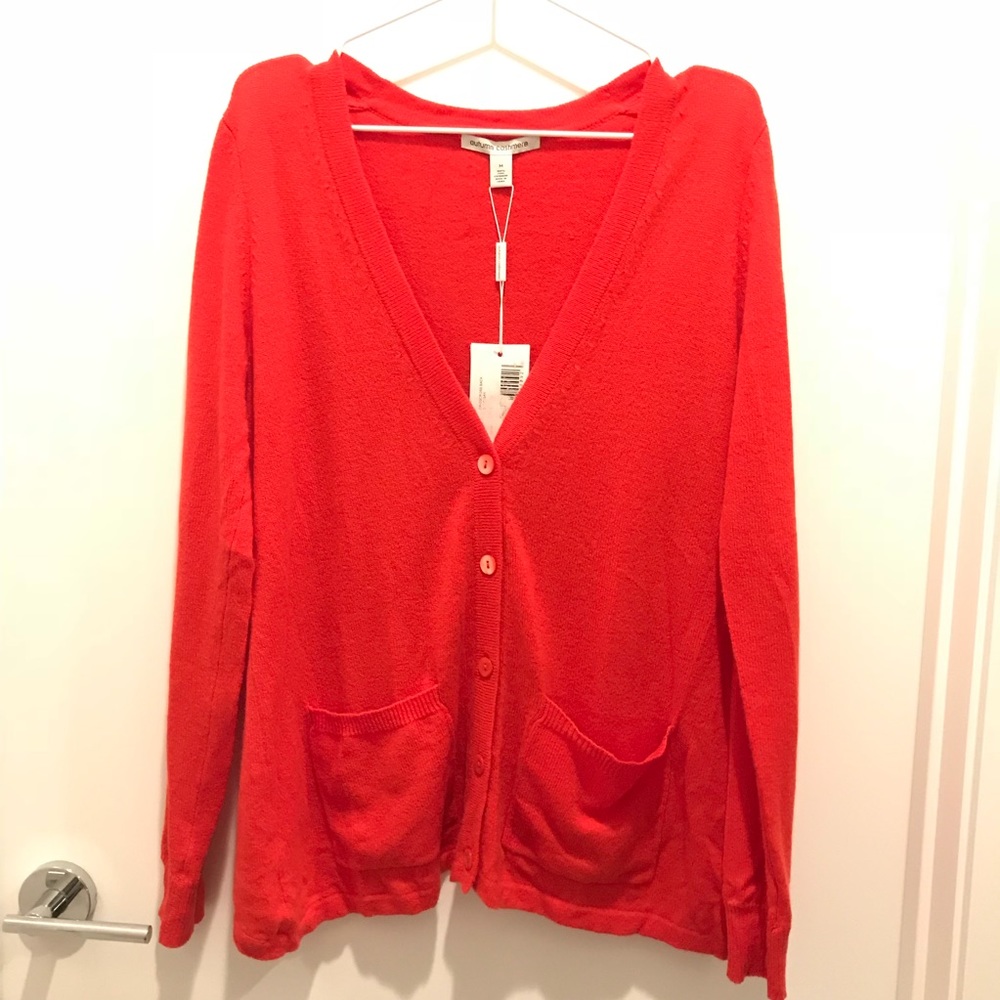 Autumn Cashmere Crisscross Back Cardigan NWT